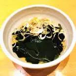 ワカメスープ(餃子工房ちびすけ 十三店)