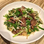 ニラレバー炒め（博多荘）