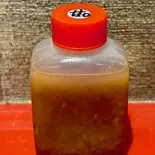 甘口ソースの追加(ビフテキ屋 うえすたん 大橋店)