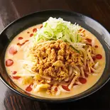 濃厚クリーミー担々麺(赤)(味噌ラーメン 茜ノ舞/濃厚担々麺 葵)