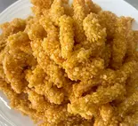 黄金满地 大学芋とコーン揚げ（中華料理 安安酒楼）