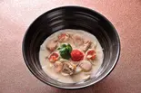 海老、鶏肉、明太子、貝柱 クリーム三昧のおうどん（麺匠の心つくし つるとんたん新宿店）