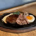 ☆黒毛和牛すき焼きおろしポン酢のハンバーグ単品(ご飯なし)（君のハンバーグを食べたい 則武新町店）