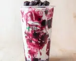 ブルーベリーミルク Blueberry Milk(華茶 タピオカ専門店&台湾飲茶点心)