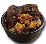 ソースカツ＆唐揚げ丼（九州鳥若丸 阿倍野Hoop店）