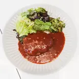 ハンバーグ弁当(ライス付き)（ゆいまーる食堂 芹が谷）