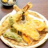 野菜天盛り合わせ（蝦夷前そばと豚丼 北堂）