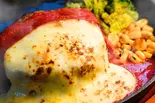 チーズトマトソース和牛ハンバーグ ライス付き（【和牛ハンバーグステーキ弁当】GOD OF MEAT～南阿佐ヶ谷店～）