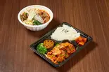 豚キムチ炒め+チゲ定食（i am seoul神楽坂店）