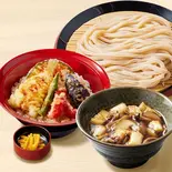 【満腹久セット】きのこつけ汁うどん・鱚天丼（久兵衛屋 南与野店）