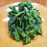 ほうれん草ナムル（ビーフカツ肉垣）