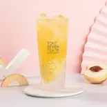 【リラックス効果がある】ピーチウーロンM 500ml（TOKI SEVEN TEA＆台湾鶏排ジーパイ、自家製からあげ 新小岩店）