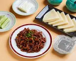 豚肉の味噌とクレープセット(京酱肉丝)（萬来仙閣）