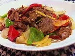 牛肉と 黑胡椒炒め（中华料理 美中味）
