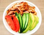 チキンアボカドケバブ丼chicken Avocado Kebab Rice Bowl（本格カレースターケバブ ビリヤニ ハラル専門店）