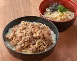 牛丼とミニうどん(冷) Beef Rice Bowl & Mini Udon (Cold)(丼とミニうどん 狸)
