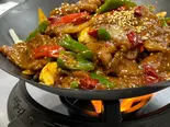 乾鍋牛肉(小尾羊 薬膳しゃぶしゃぶ 巣鴨店)