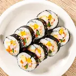 野菜キンパ(のり巻き)(韓国家庭料理店 ぽちゃぽちゃ)