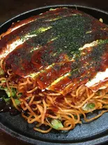 チーズ唐麺焼（クラフトビール＆広島お好み焼き D.speed）