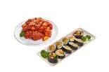 チキン＆やさいキンパセット/Chicken＆Vegetable Kimbap Set（カマロチキン 草加店）