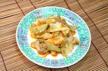 ザーサイのごま油炒め Zha Cai ＆ Sesame Oil Stir-Fry（龍興楼）