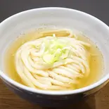 塩だし素うどん(薬味ねぎ)(究極の塩だしうどん 京都はんなり)