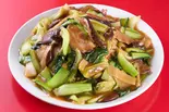 シイタケの旨煮焼きそば（さっぱり中華房 清香楼本館）