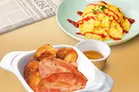 【ベーコン】フレンチトースト＆ミニふわとろオムライス ～Bacon French toast with Mini omelet rice～（オムライスとフレンチトーストの店 たまごの島）
