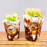 チョコバナナカスタード（軽食とデザート。Cafe Karanos[カラノス]）