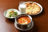 バターチキンチーズナンセット Butter chicken cheeg nan set(Khukuri Lounge&Bar)