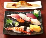 超特選にぎり 9貫+穴子一本にぎり(内容リニューアル)※車海老が入荷なく代替品になります（鮨處八千代総本店 別亭）