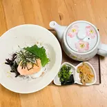 日替わり 出汁茶漬け（ワッフル＆サンドふわふわ）
