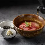 黄金だしのサーロイン肉茶漬け（赤身肉ステーキダイナー アカウシ）