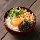 特製卵かけごはん special egg over rice（うどん幸波）