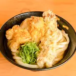 天ぷらうどん(冷)(肉うどん 肉めし 甚三 渋谷本店)
