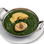 ほうれん草マトンカレー（南印度ダイニング ポンディバワン 武蔵新田）