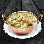 ほうれん草マトンカレー/Sag Mutton（アジアンダイニング・ナンバーワン）