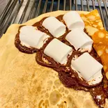 ホットマシュマロチョコレート（クレープ喫茶レピドプテラ）