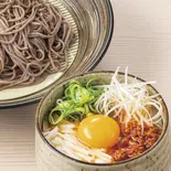 担担ざるとろろ（温つゆ）（東京とろろそば 横浜美しが丘店）
