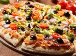 ミックス野菜ピザ Mixed Vegetable Pizza(SIZZLE Dining)