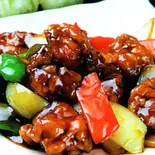 黒酢スブタ（中華料理 旭園）