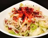 湯引きレタスと細切り豚肉の香ばしい醤油がけ（四川料理 笹華）