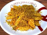 Tempe Serundeng フライドテンペとココナッツの炒め(CINTA JAWA CAFE 渋谷2号店)