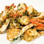 カニ味噌炒め CUA RAM MOUI TIEU（ベトナム料理サイゴンデリバリー）