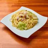 アンチョビとキャベツのパスタ Anchovies and Cabbage Pasta（【ボリューム満点コスパ最高】本格エスニックandハワイアンバルKAUAI）