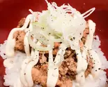 豚かしら唐マヨ丼(おばんざい酒場喜酔)