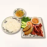 つくね＆揚げ春巻きご飯（ベトナム料理 Chi-Chan 上野店）