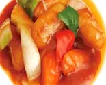 白身魚の甘酢かけ【糖醋白身鱼】(中華料理 聚楽園)