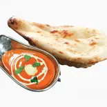バターチキンカレー+ナン又はライス（M4DINING）