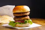 和牛ダブルバーガーとポテチdouble  beef burger and  Potato Chips（【和牛ハンバーガー】LEX BURGER～南阿佐ヶ谷店～）